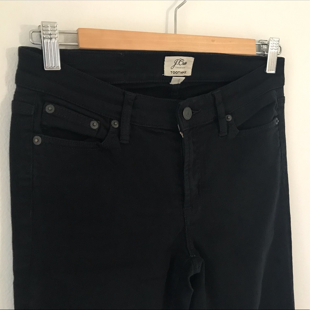 J. Crew Black Skinny Jeans